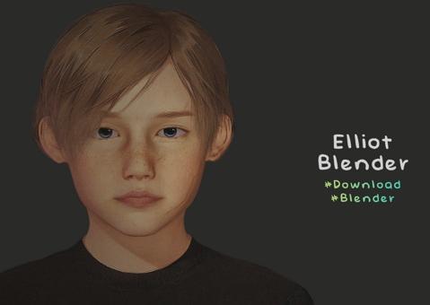 Elliot for - blender,daz