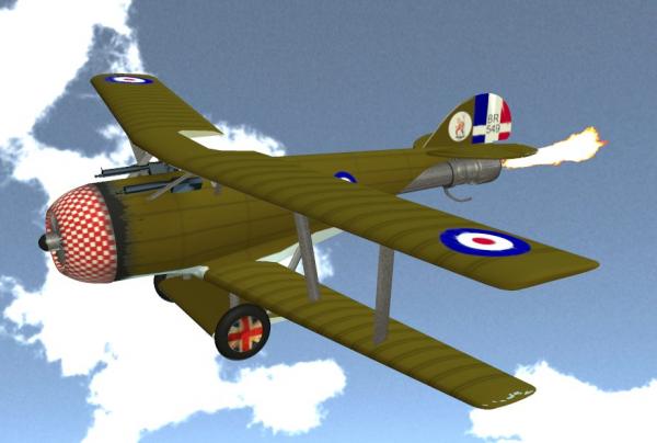 Jet Powered British Biplane