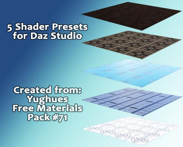 Shader Presets - Yughues Pack 71