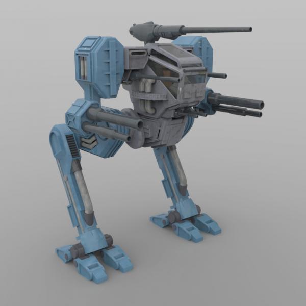 Hawksclaw Robot Mech (for Poser)