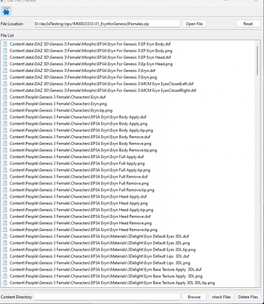 daz file checker