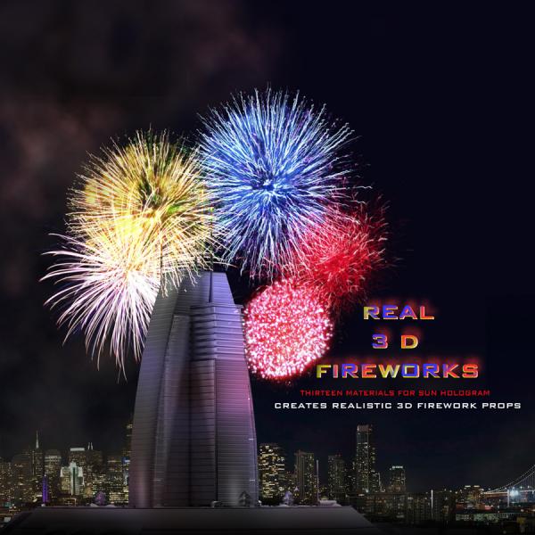 Real 3D Fireworks