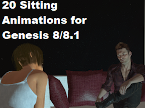 20 Sitting and Talking Aniblocks for Genesis 8/8.1