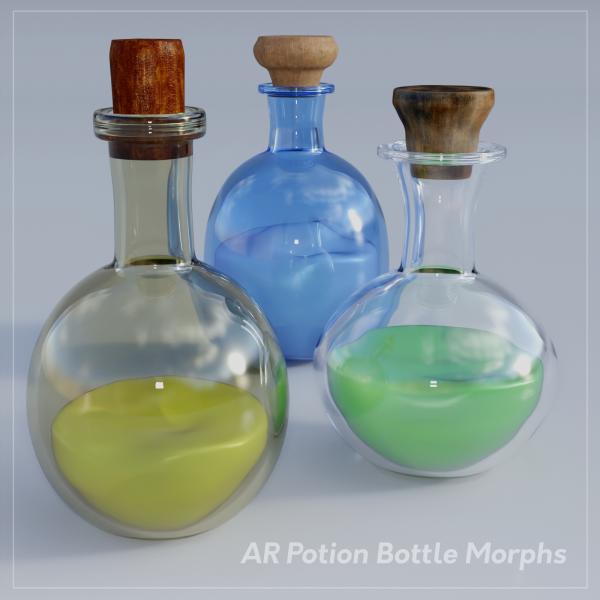 AR Potion Bottle Morphs