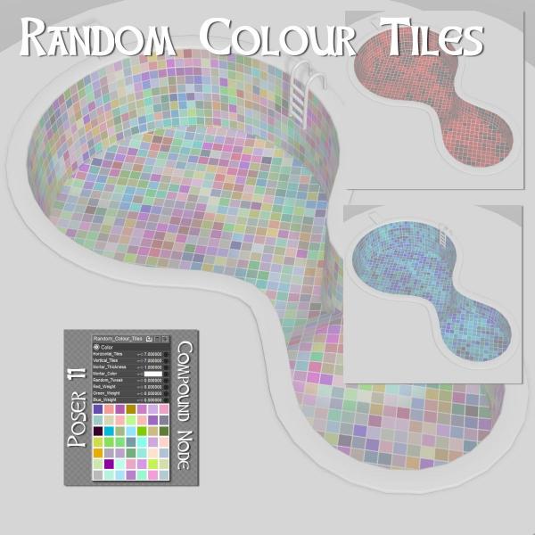 Random colour tiles (Poser 11 compond node)