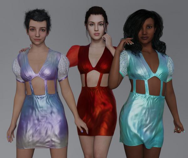 Neo Y2K Textures for AR Alistria Dress