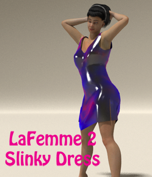 LaFemme 2 Slinky Dress for Poser