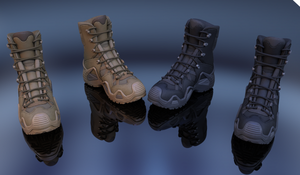 LOWA Zephyr Boots Freebie for Genesis 8 and 9