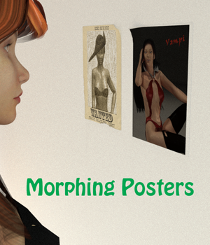 Poster prop for Poser