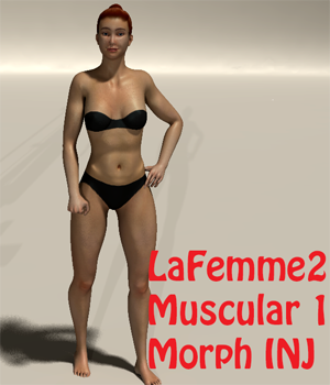 Muscular 1 INJ morph for LaFemme 2