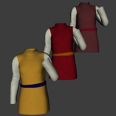 M3/D3 Leather Tunic - Poser