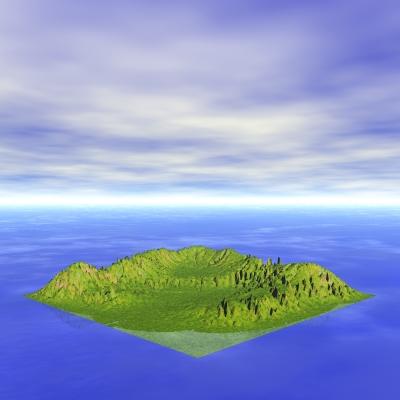 ws free terrain 009 - bryce obp / 3ds / obj format