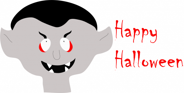 Dracula Happy Halloween tube/brush