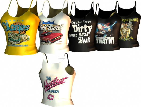 Textures for Yanelis free promoshirt