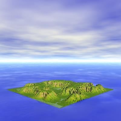 ws free terrain 014 - bryce obp / 3ds / obj format