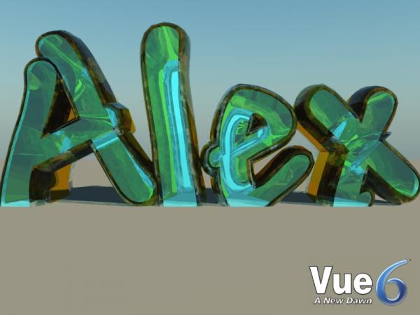 Names- Alex - 3D Model - ShareCG