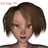 Daz Studio Renella Hair Fit A3