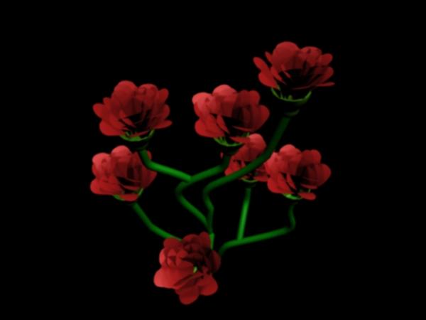 flower shajahan1000 3ds max