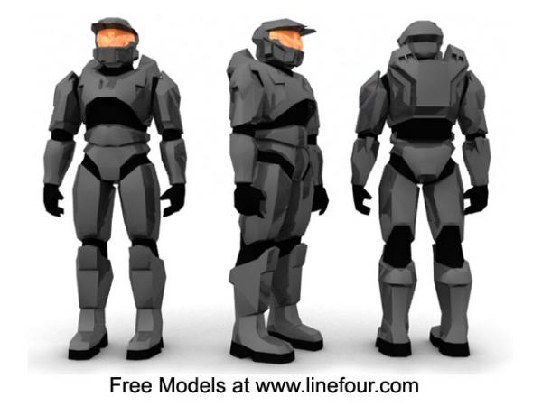 Halo Masterchief 3d Model Sharecg