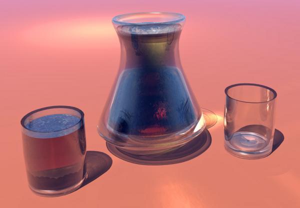 Carafe and Glasses