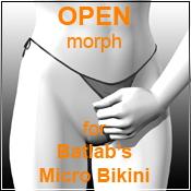 Open morph for BATLab's Micro Bikini