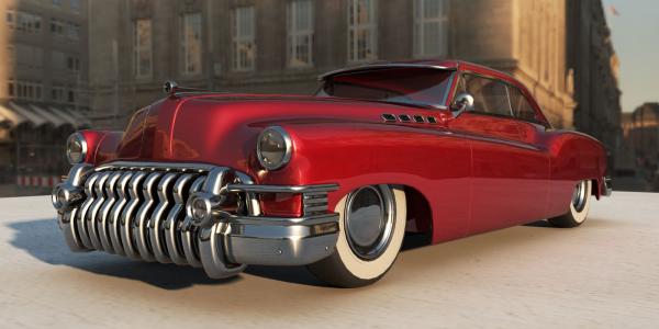 Buick Roadmaster fastback 1950s