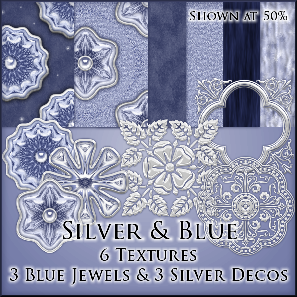 Silver & Blue Kit