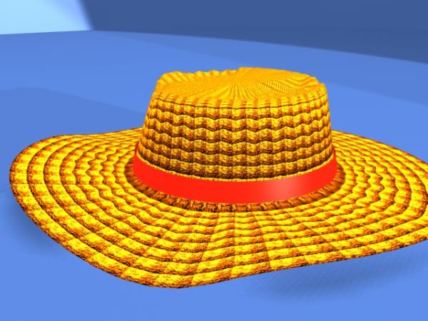 hat panama shaj 3ds max