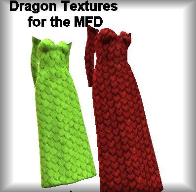 Dragon Dress Textures for MFD