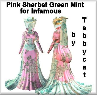 Pink Sherbet Green Mint for Infamous