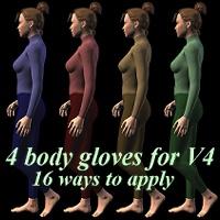 V4 2nd skin Pants/Top-DAZ