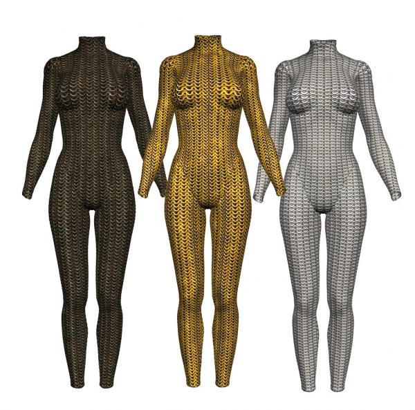 Chainmail Textures for V4 Bodysuit