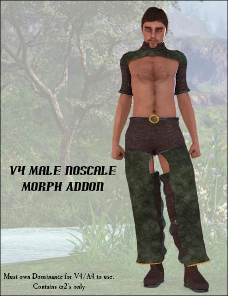 Dominance Addon NoScale Male Morphs