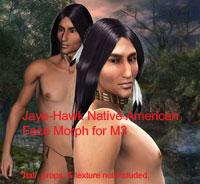 Native American face morph for M3