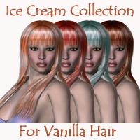 Vanilla Hair--Ice Cream Textures