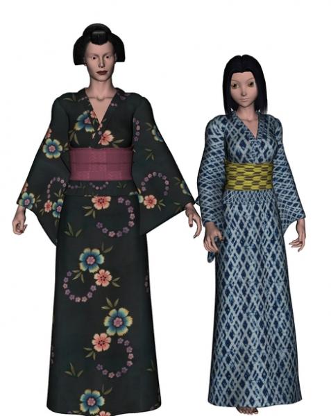 Yukata MATs for DAZ MFD Kimono Expansion