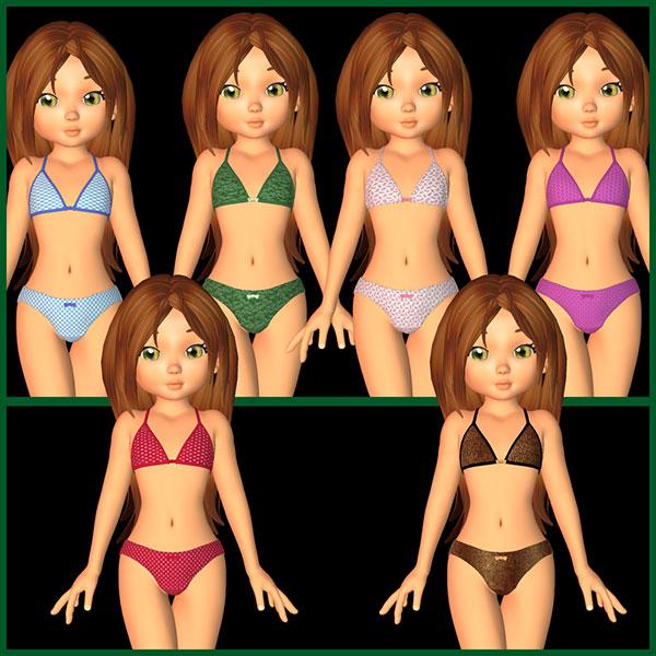 Textures for Sadie's Bikini