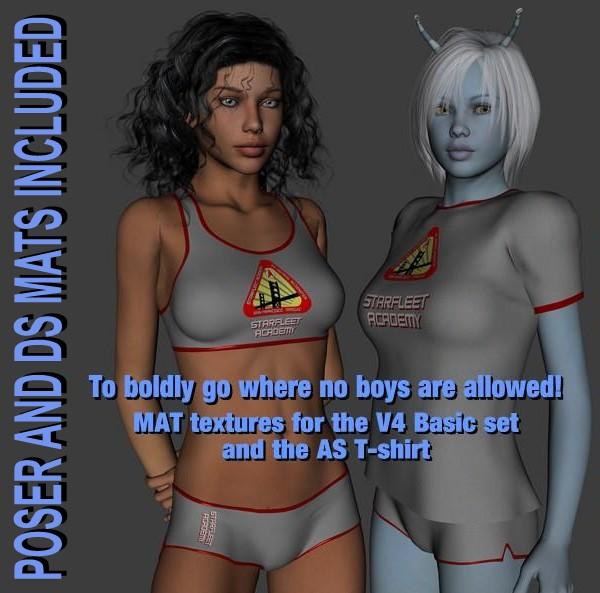 SciFi Academy Sweats for V4 Sportbra and Boyshorts