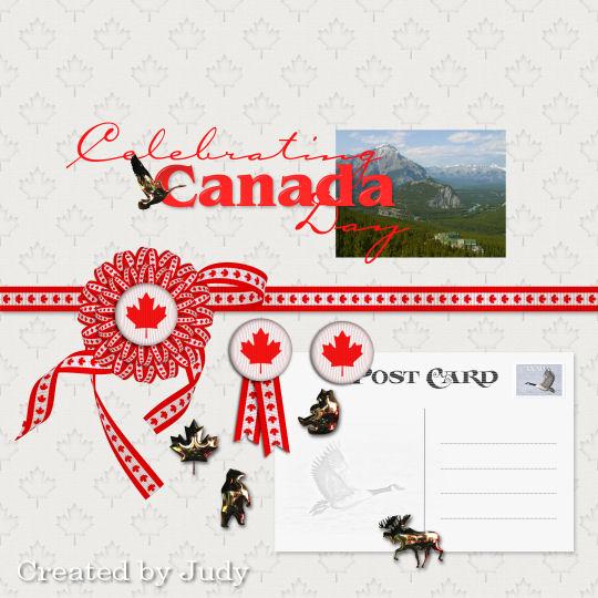 Celebrating Canada Day Scraps