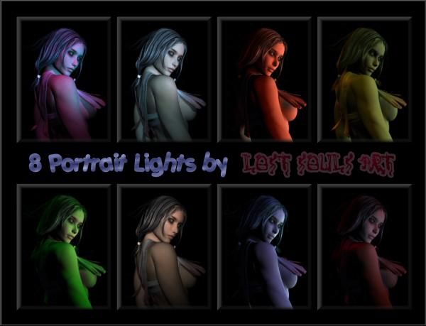 Set of 8 Portrait Lights