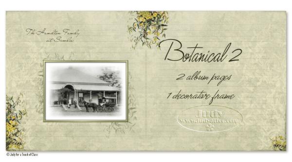 Botanical 2 Hertage Album Page