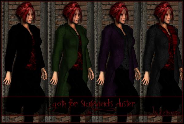 Goth for Sickleyield1&#039;s Business Jacket/Duster