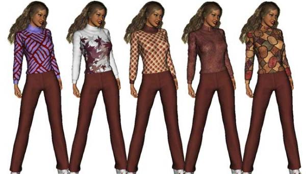 Fall Textures for V4 EZ Casual