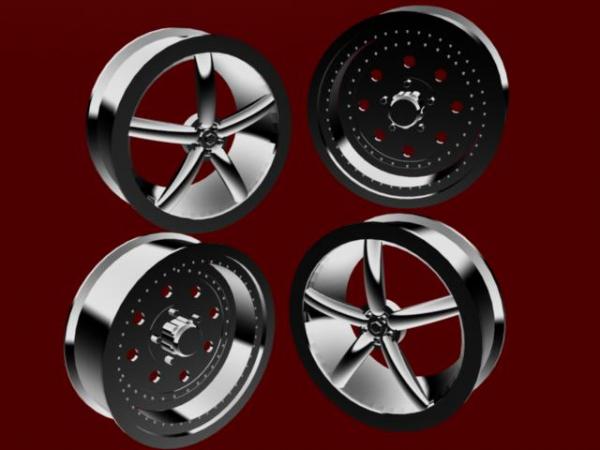 Chrome Rims for Car, Truck, etc