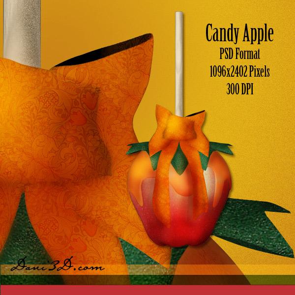 Halloween Candy Apple