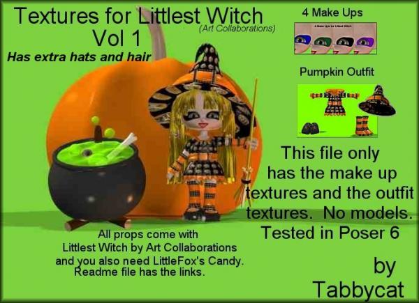 Halloween freebie - textures for Littlest Witch