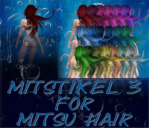 Mitstikel for Mitsu Hair - Pack 3