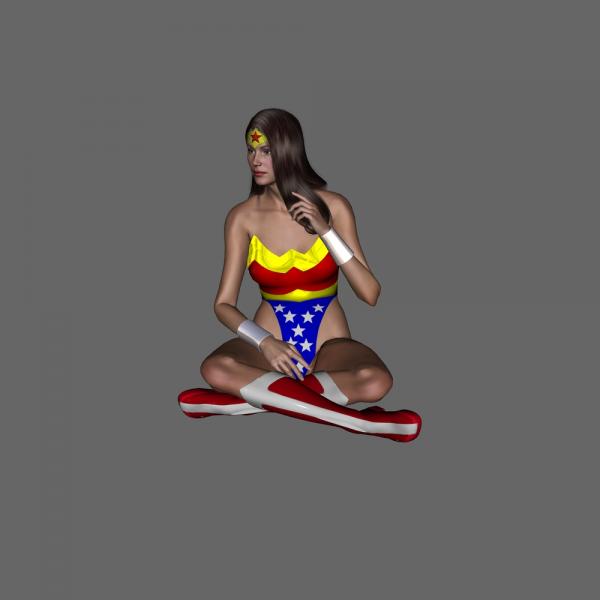 Wonder Woman Boots and Bracelets for V3