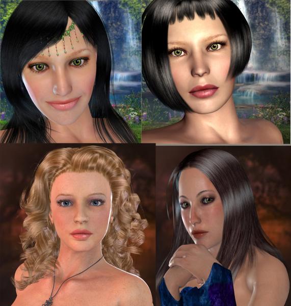 V4 Face Morphs