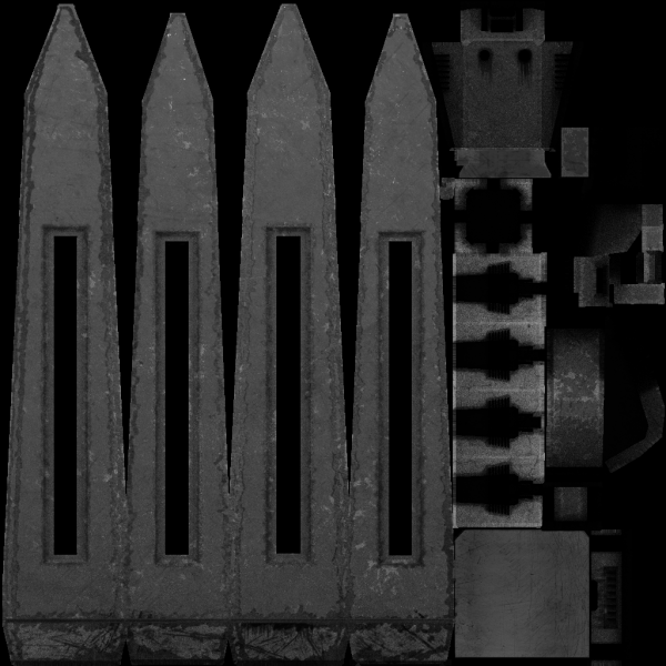 Dystopia Colonial Obelisk - Bump Map